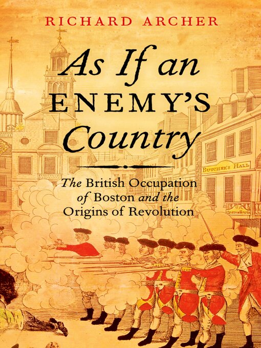 Title details for As If an Enemy's Country by Richard Archer - Available